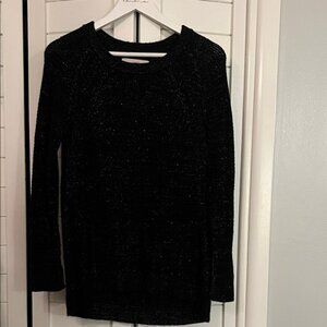 LOFT Dark Navy Sparkly Knit Sweater